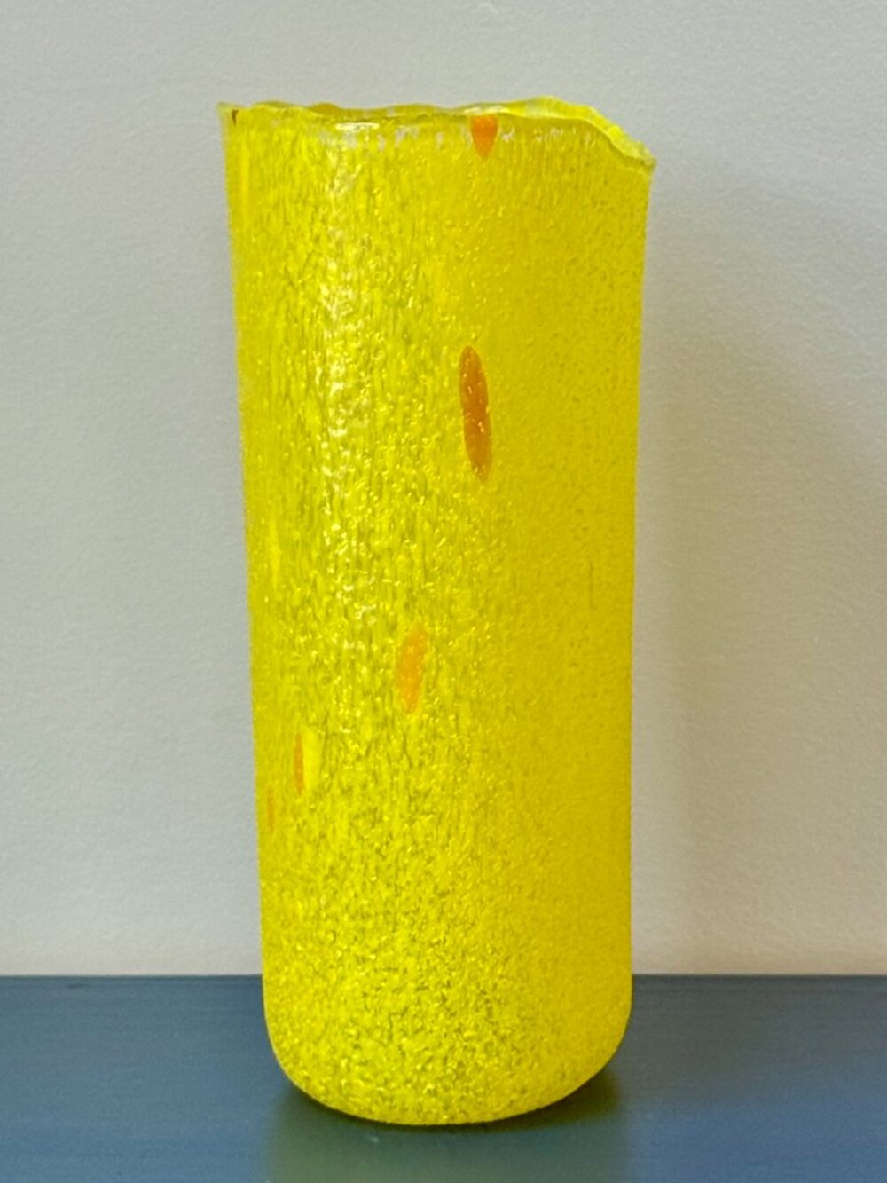 Vintage Signed Kosta Boda Bertil Vallien Art Glass 'Chicko' Vase Textured 49606 - Picture 2 of 8